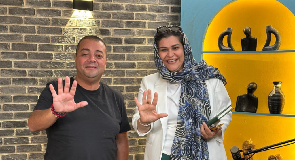 Dr. Reem Al-Turki Co-founder 5estedama and Eng Omar Ghaly founder of Egyptian Carbon Center