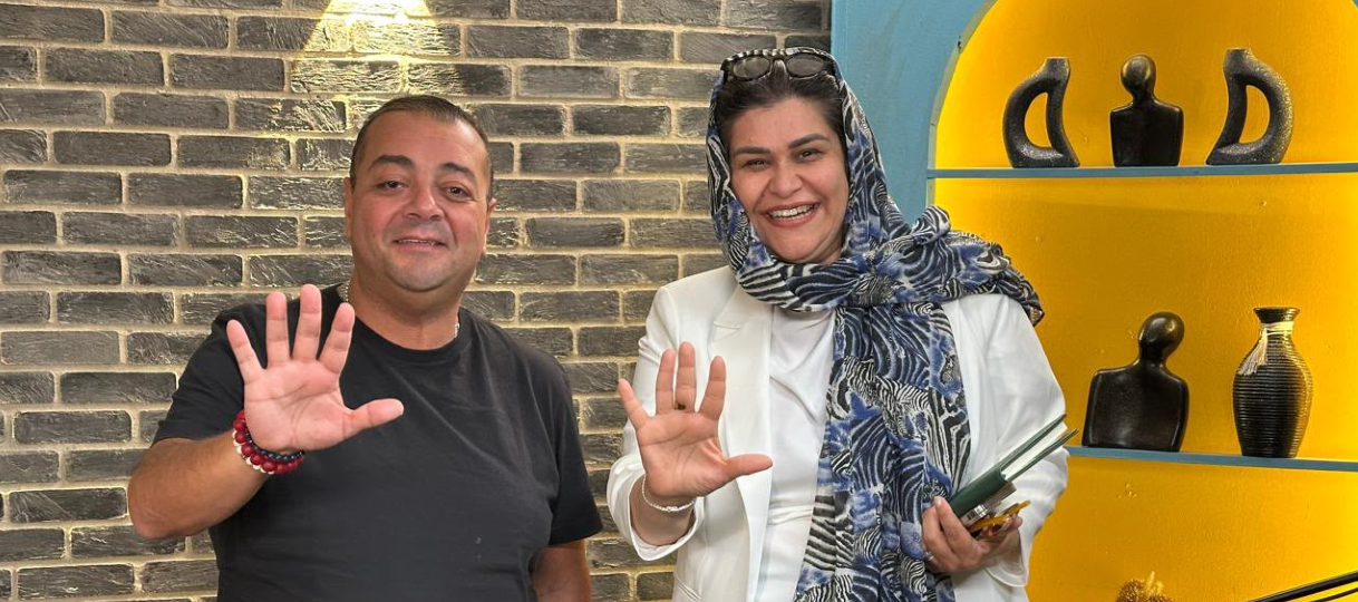 Dr. Reem Al-Turki Co-founder 5estedama and Eng Omar Ghaly founder of Egyptian Carbon Center